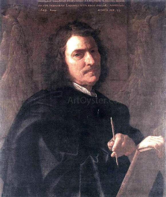  Nicolas Poussin Self-Portrait - Canvas Art Print