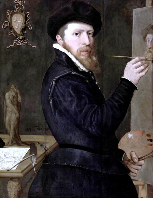  Isaac Claesz Van Swanenburg Self-Portrait - Canvas Art Print