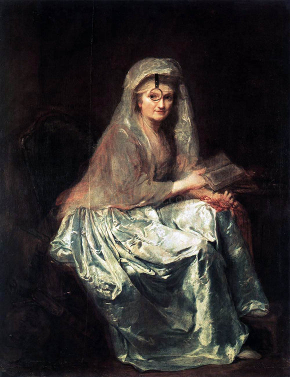  Anna Dorothea Therbusch Self-Portrait - Canvas Art Print