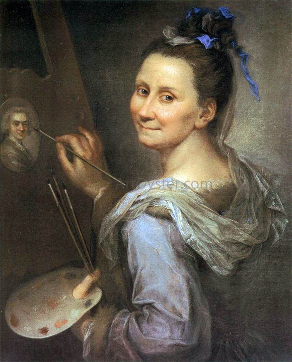  Giovanna Fratellini Self-Portrait - Canvas Art Print