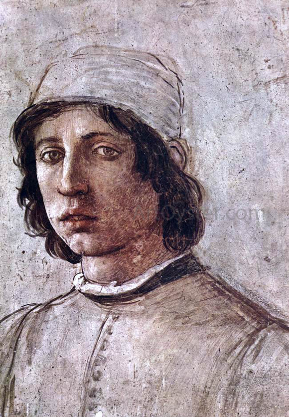  Filippino Lippi Self-Portrait (detail) - Canvas Art Print