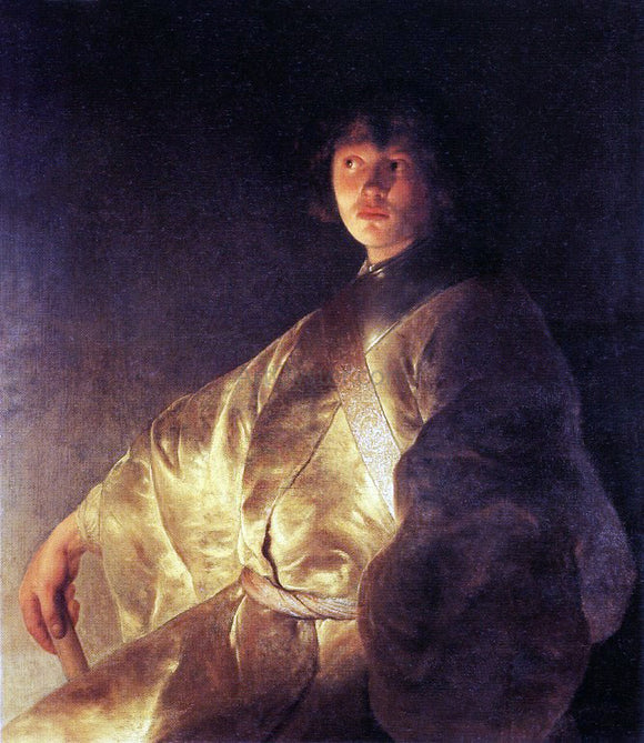  Jan Lievens Self-Portrait in a Yellow Robe - Canvas Art Print