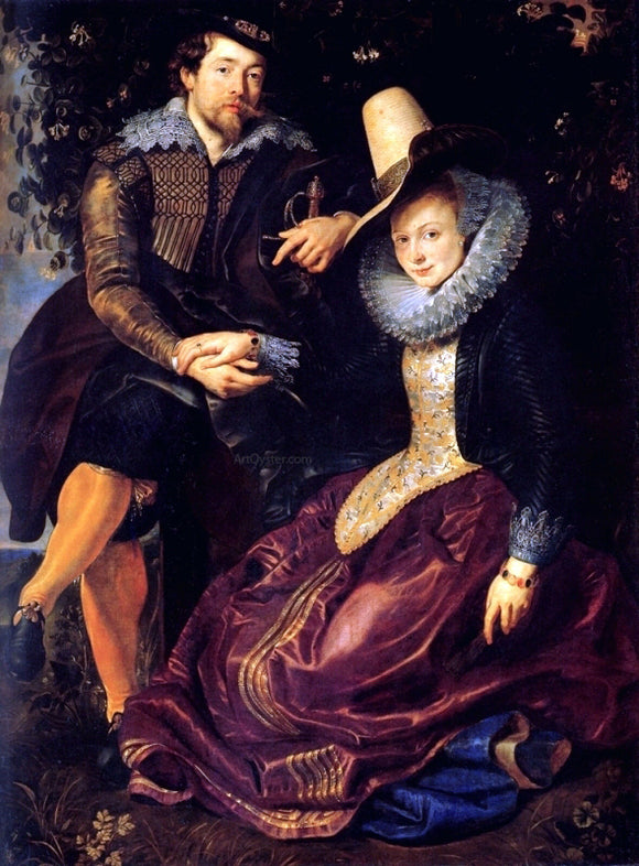  Peter Paul Rubens Self-portrait With Isabella Brant - Canvas Art Print
