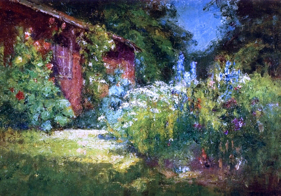  Theodore Clement Steele Selma's Garden - Canvas Art Print