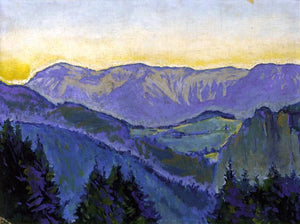  Koloman Moser Semmering Landscape - Canvas Art Print