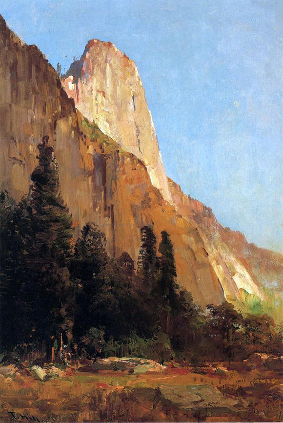  Thomas Hill Sentinel Rock, Yosemite - Canvas Art Print