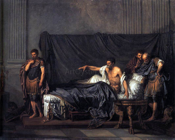  Jean Baptiste Greuze Septimius Severus and Caracalla - Canvas Art Print