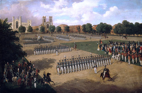  Otto Boetticher Seventh Regiment on Review, Washington Square, New York - Canvas Art Print