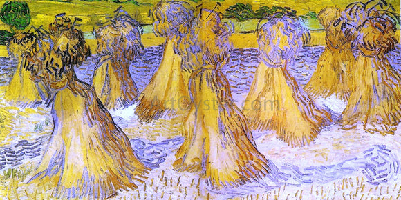  Vincent Van Gogh Sheaves of Wheat - Canvas Art Print