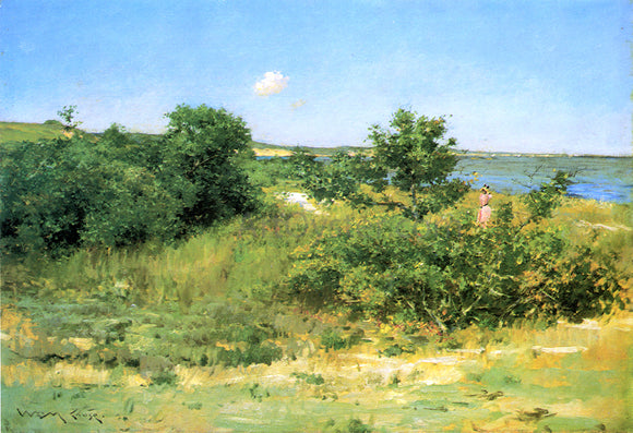  William Merritt Chase Shinnecock Hills, Peconic Bay - Canvas Art Print