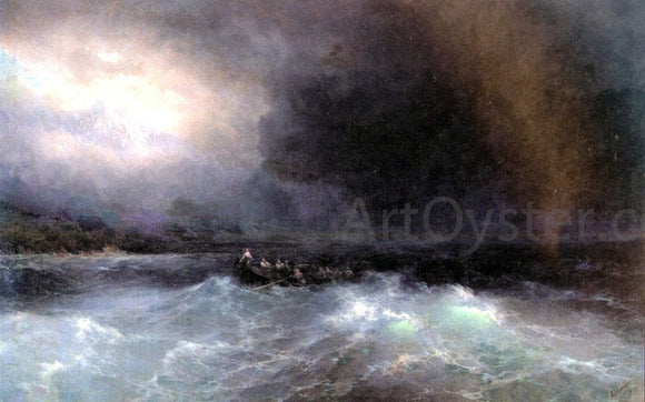  Ivan Constantinovich Aivazovsky Ship at Sea - Canvas Art Print