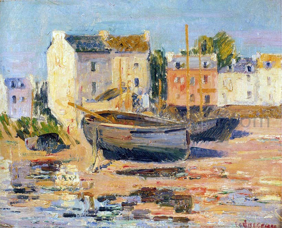  Gustave Loiseau Ships at Port - Canvas Art Print