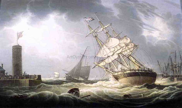  Robert Salmon Shipwrecked - Canvas Art Print