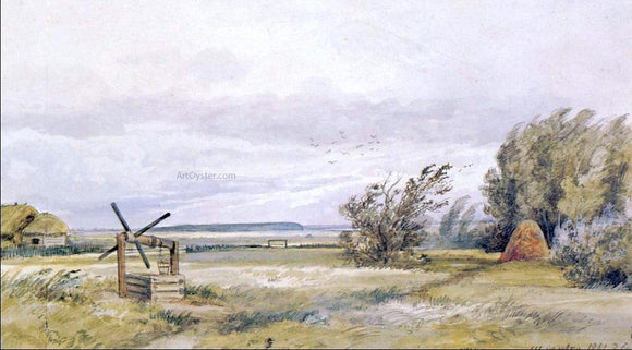  Ivan Ivanovich Shishkin Shmelevka, Windy Day - Canvas Art Print