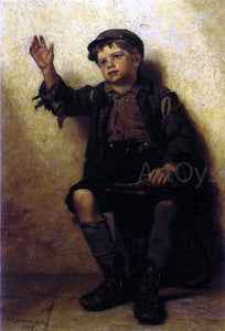  John George Brown Shoeshine Boy - Canvas Art Print