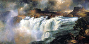  Thomas Moran Shoshone Falls on the Snake River - Canvas Art Print