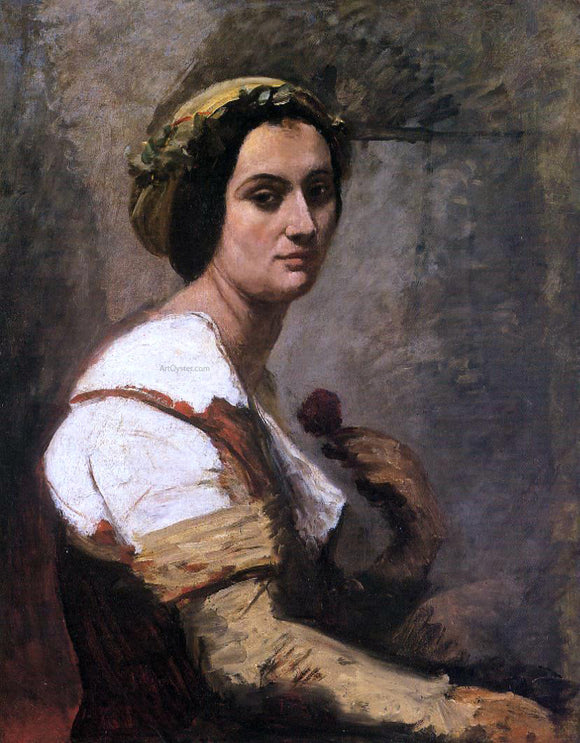  Jean-Baptiste-Camille Corot Sibylle - Canvas Art Print