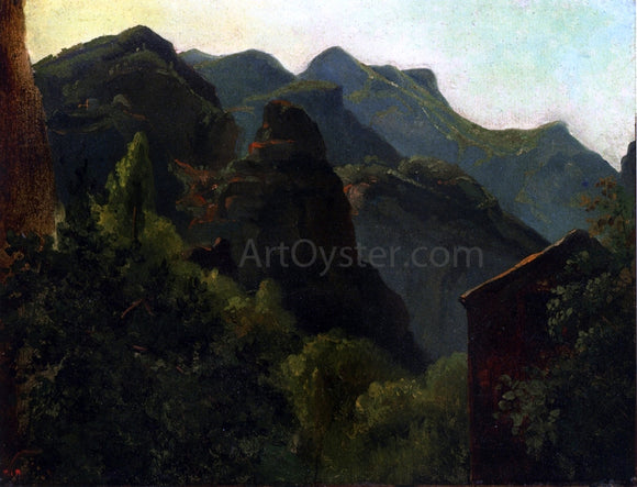  Theodore Rousseau Side of the Valley of Saint-Fincent (Auvergne) - Canvas Art Print