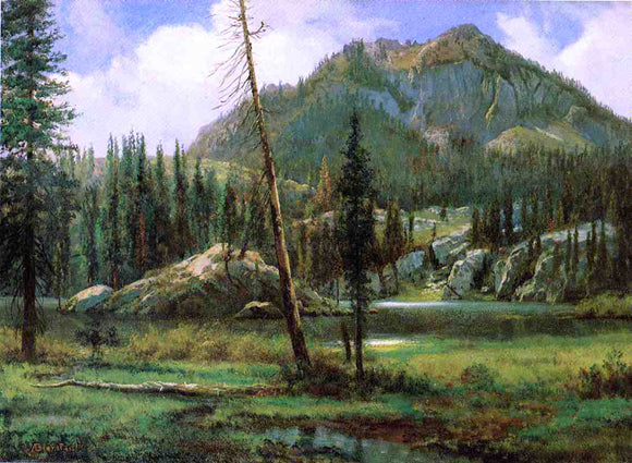  Albert Bierstadt Sierra Nevada Mountains - Canvas Art Print