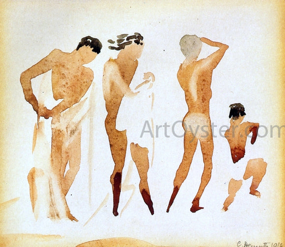  Charles Demuth Simi-Nude Figures - Canvas Art Print