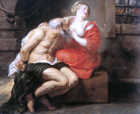  Peter Paul Rubens Simon and Pero (Roman Charity) - Canvas Art Print