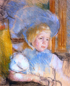  Mary Cassatt Simone in Plumed Hat - Canvas Art Print