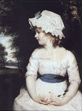  Sir Joshua Reynolds Simplicity Dawson - Canvas Art Print