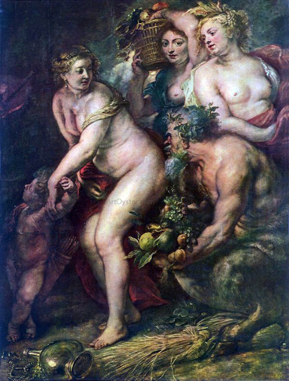  Peter Paul Rubens Sine Cerere et Baccho Friget Venus - Canvas Art Print