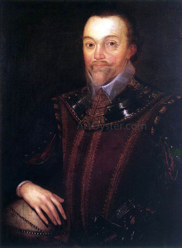  The Younger Marcus Gheeraerts Sir Francis Drake - Canvas Art Print