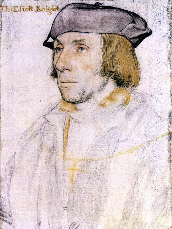 The Younger Hans Holbein Sir Thomas Eliot - Canvas Art Print