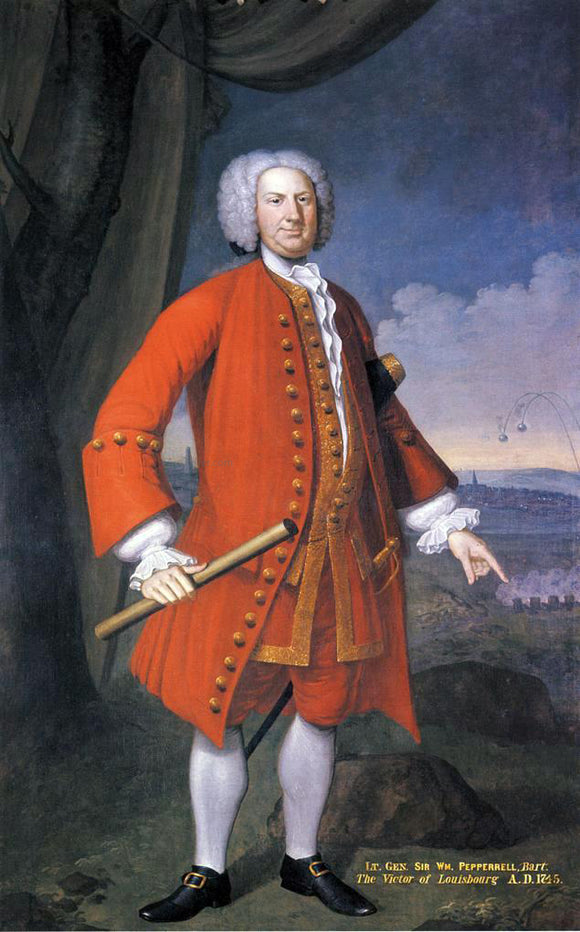  John Smibert Sir William Pepperrell - Canvas Art Print