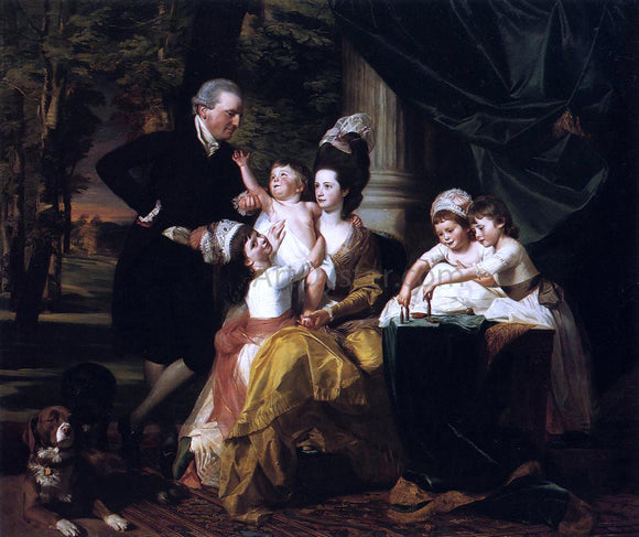  John Singleton Copley Sir William Pepperrell and Family - Canvas Art Print
