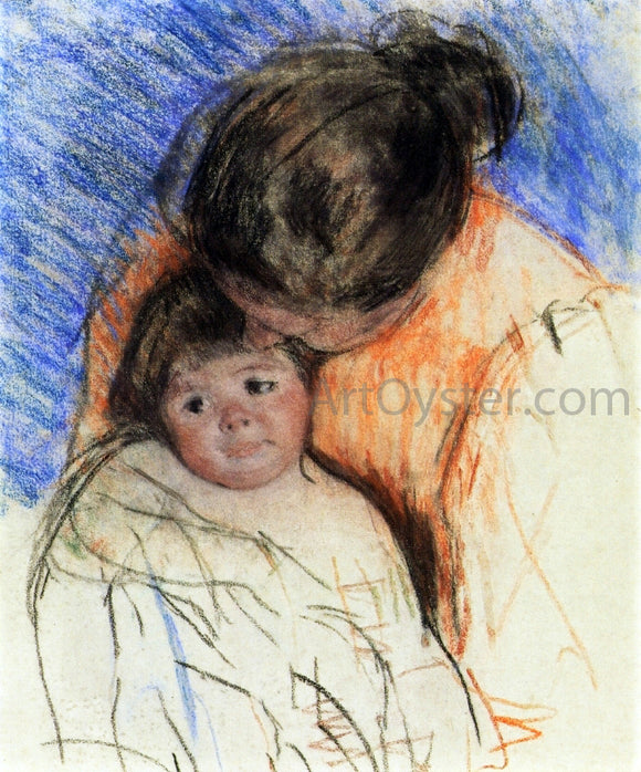  Mary Cassatt Sketch of Mother Looking down at Thomas - Canvas Art Print