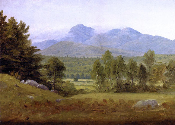  Sanford Robinson Gifford Sketch of Mount Chocorua, New Hampshire - Canvas Art Print