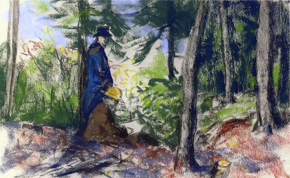 Robert Henri Sketchers in the Woods - Canvas Art Print