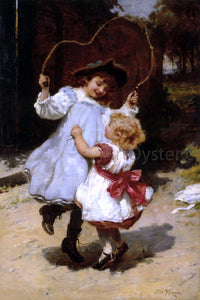  Frederick Morgan Skipping - Canvas Art Print