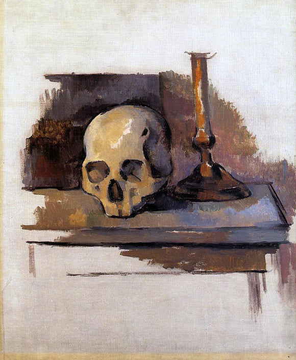  Paul Cezanne Skull - Canvas Art Print