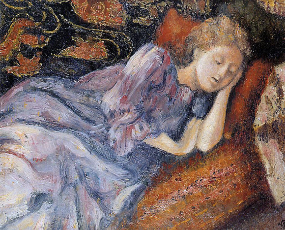  Georges Lemmen Sleep - Canvas Art Print