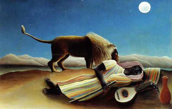  Henri Rousseau Sleeping Gypsy - Canvas Art Print