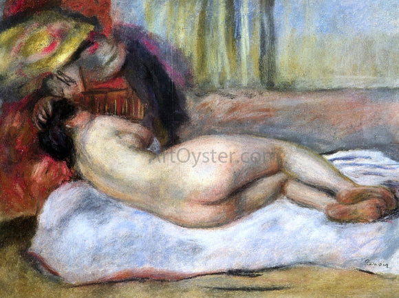  Pierre Auguste Renoir Sleeping Nude with Hat (also known as Repose) - Canvas Art Print