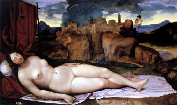  The Younger Girolamo Da treviso Sleeping Venus - Canvas Art Print