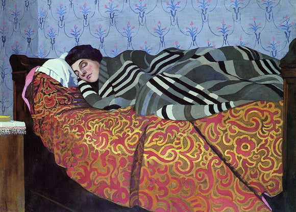  Felix Vallotton Sleeping Woman - Canvas Art Print