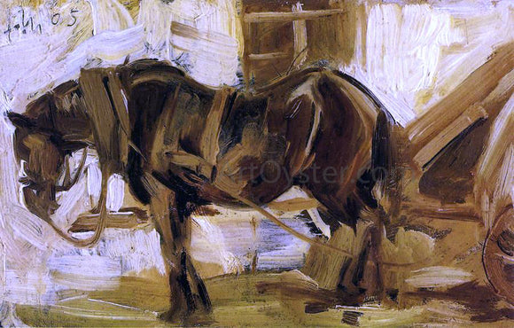  Franz Marc Small Horse Study - Canvas Art Print
