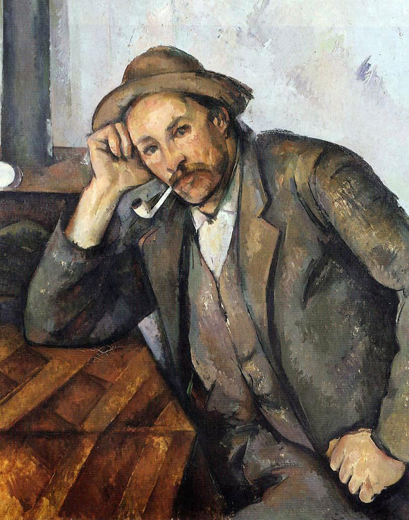  Paul Cezanne Smoker - Canvas Art Print