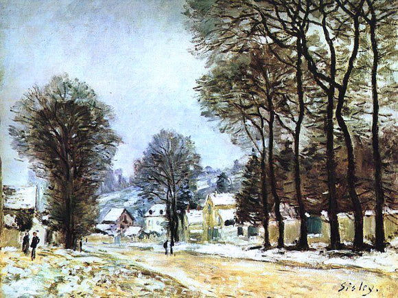  Alfred Sisley Snow at Louveciennes - Canvas Art Print
