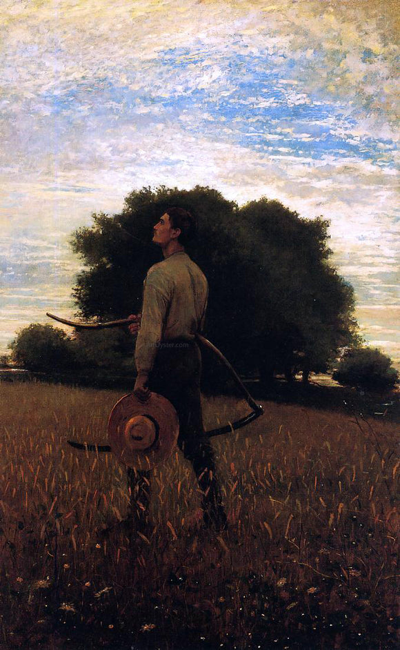  Winslow Homer Song of the Lark (also known as In the Field) - Canvas Art Print