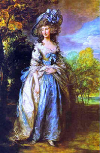  Thomas Gainsborough Sophia Charlotte, Lady Sheffield - Canvas Art Print