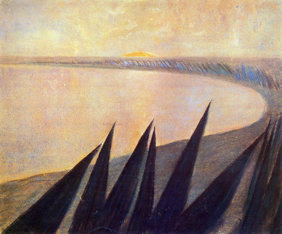  Mikalojus Ciurlionis Sorrow I - Canvas Art Print