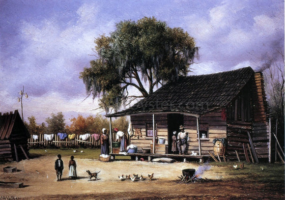  William Aiken Walker South Georgia Shanty - Canvas Art Print