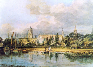  Joseph William Turner South View of Christ Church, etc., from the Meadows - Canvas Art Print